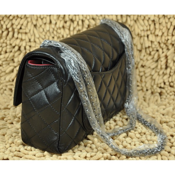 Chanel A30226 Flap Borse In Pelle Di Agnello Nero Classico