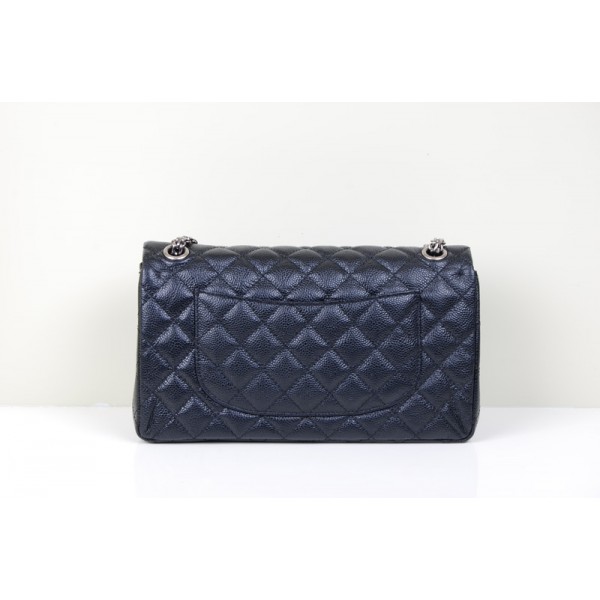 Chanel A37587 Caviar Black Leather Borse Flap Classic