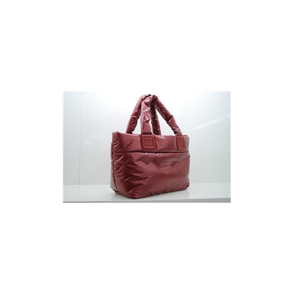 Chanel A47108 Reversibile Trapuntato In Nylon Borse Rosso Piccol