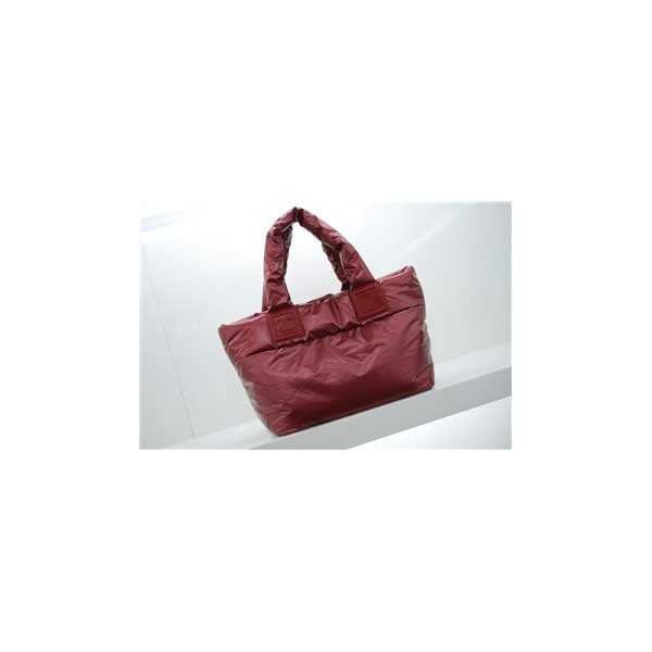 Chanel A47108 Reversibile Trapuntato In Nylon Borse Rosso Piccol