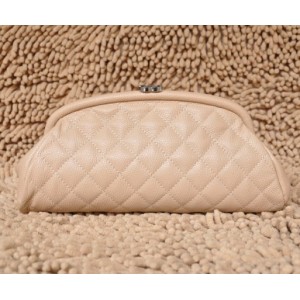 Borse Chanel A32342 Albicocca Caviar Leather Clutch