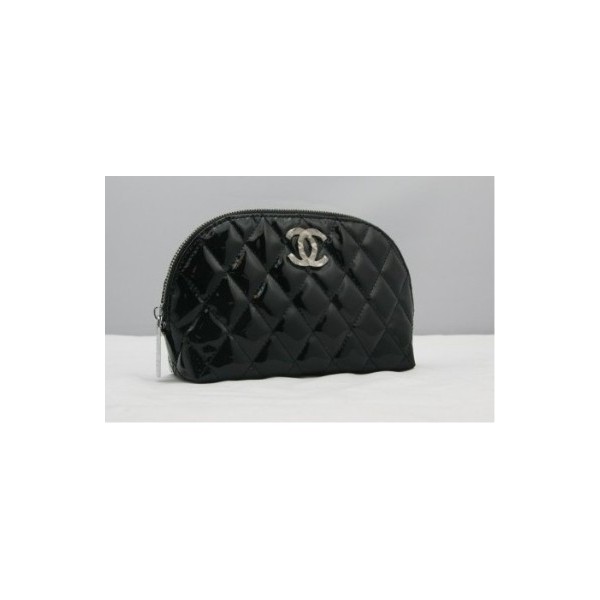 Chanel 2011 Nuovo Leather Clutch Nero Vernice