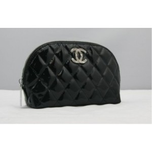 Chanel 2011 Nuovo Leather Clutch Nero Vernice