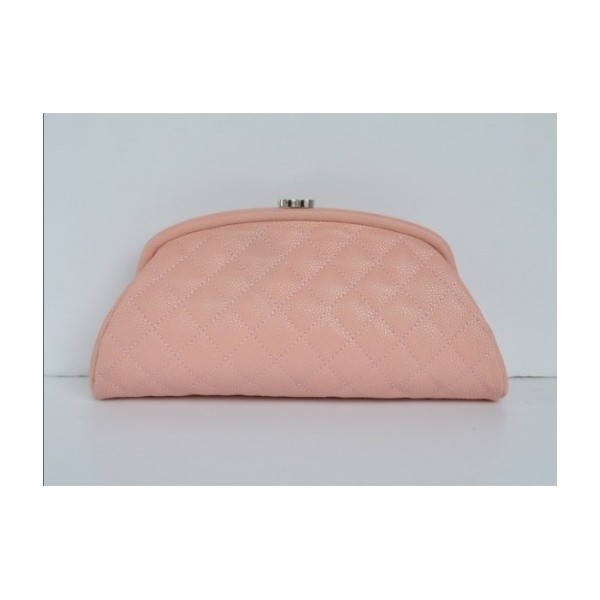 Chanel A32342 Caviale Rosa Clutch In Pelle