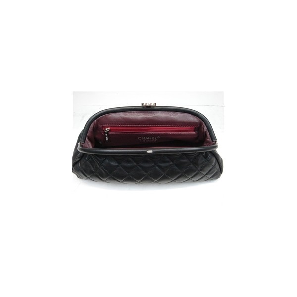 Chanel Quilted A46430 Nero Agnello Custodia