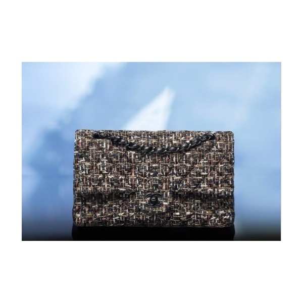 Chanel A01112 Y07307 M7983 Tweed Borse Flap Classic