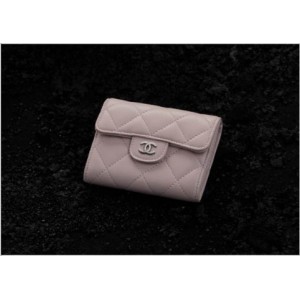 Chanel A31504 Y01480 31410 Portafogli Agnello Rosa