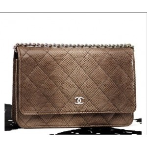 Chanel A33814 Y07109 81222 Mini Portafogli Snakeskin Sulla Caten