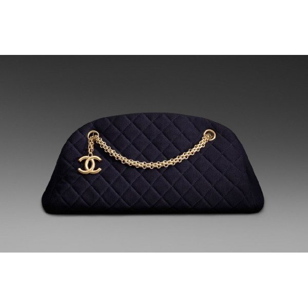 Chanel A49853 Y04618 93925 Borse Bowling Piccola Jersey