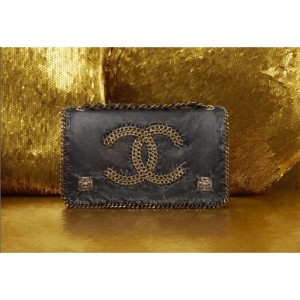 Chanel A50671 Y07207 94305 Frizione Con Dettaglio Catena E Gioie