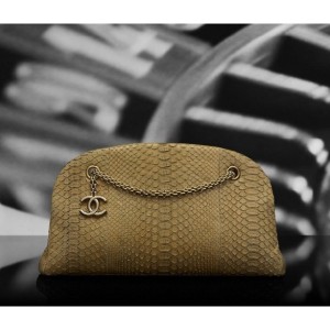 Chanel A65317 Y07424 21011 Borse Bowling Python