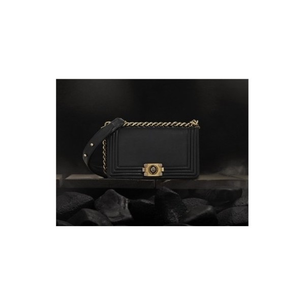 Chanel A66713 Y07357 94305 Flap Bag In Pelle Di Vitello Nero Luc