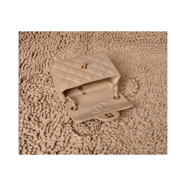 Borse Chanel 2012 Albicocca Caviar Leather Patta Con Ghw