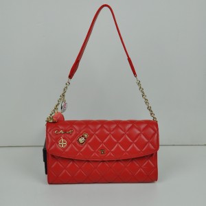 Borse Chanel Classic Flap Mini Agnello Rosso Con Il Fascino