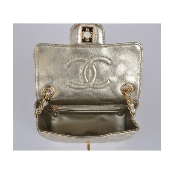 Chanel Classico In Pelle Di Agnello Flap Borse Mini Con La Luce