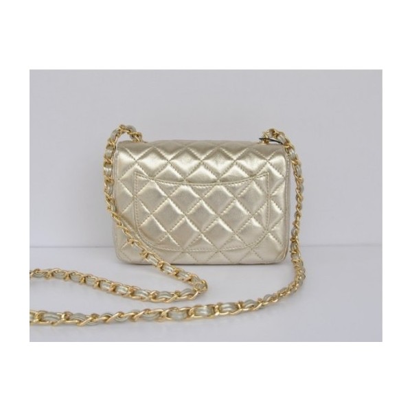 Chanel Classico In Pelle Di Agnello Flap Borse Mini Con La Luce