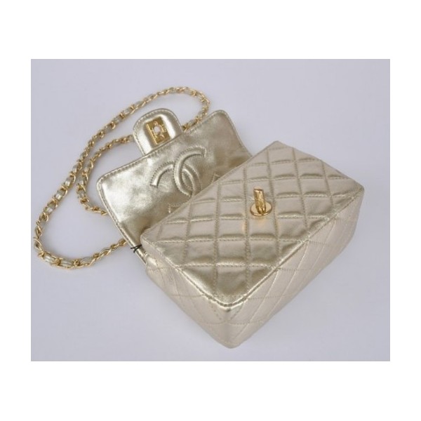 Chanel Classico In Pelle Di Agnello Flap Borse Mini Con La Luce