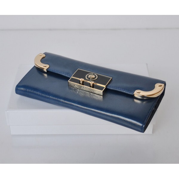 Chanel 2012 Portefeuilles Bleu Giro Vachette Bc Sollievo