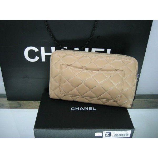 Chanel A26710 Portefeuilles Dagneau Aux Abricots Avec Nc Logo S