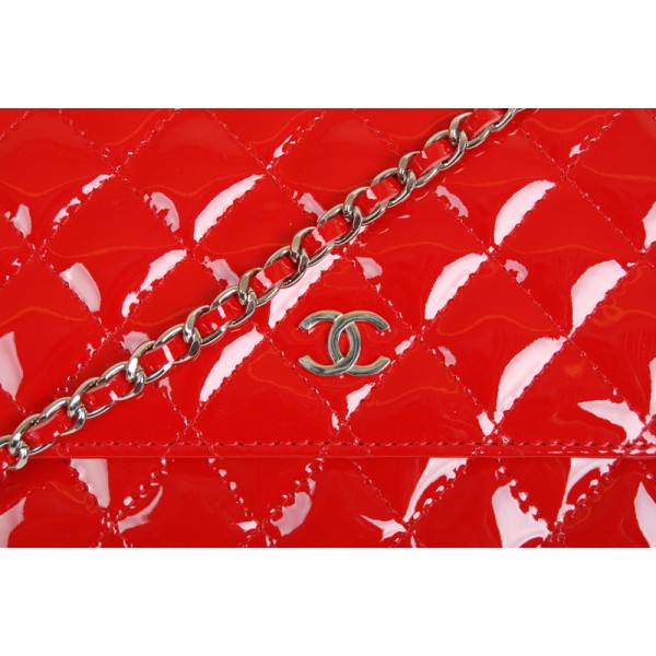 Portefeuilles Chanel Chanel A33814 Muir Rouge Avec Des Breve