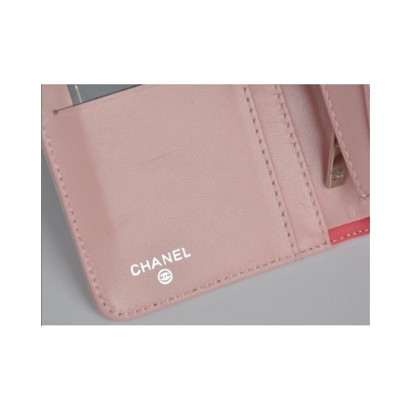 Portefeuilles Chanel A31508 Rose En Muir Verni