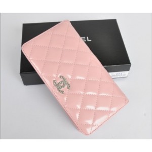 Portefeuilles Chanel A31508 Rose En Muir Verni