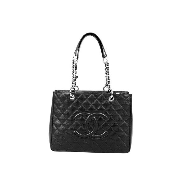 Borse Chanel A20995 In Pelle Caviar Black Con Argento Hw