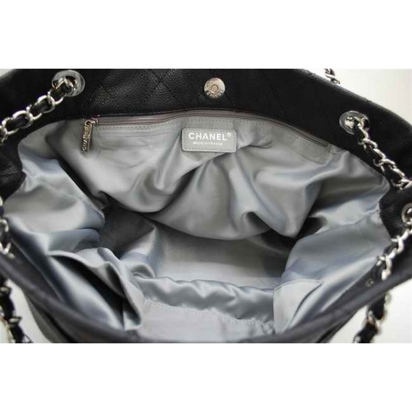 Chanel Caviar Leather Borse Chanel 2010 Nero Con Firma