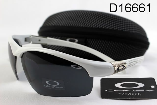 Oakley Commit Occhiali Da Sole Nero Lente Bianco Telaio