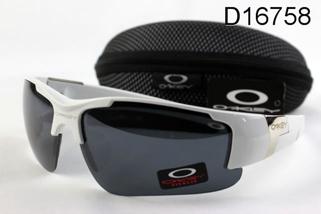 Oakley Commit Occhiali Da Sole Nero Lente Bianco Telaio