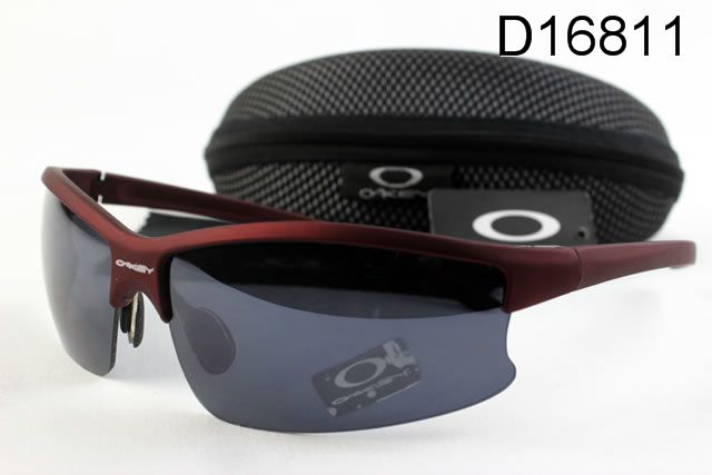 Oakley Commit Occhiali Da Sole Scuro Rosso Telaio