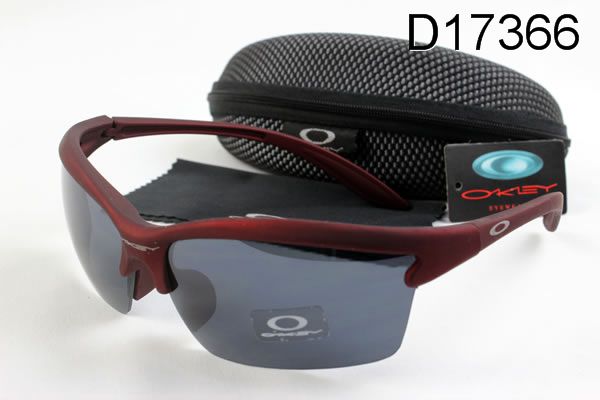 Oakley Commit Occhiali Da Sole Grigio Lente Scuro Rosso Telaio