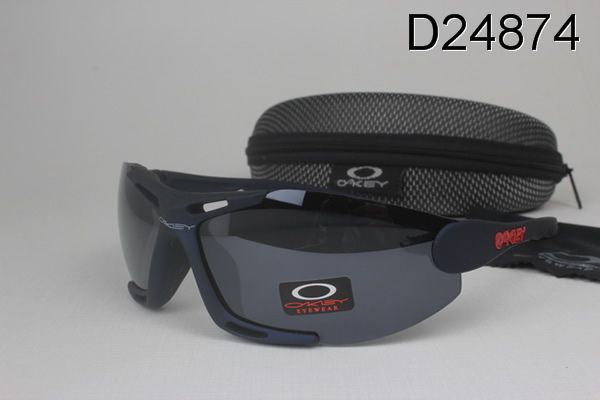 Oakley Commit Occhiali Da Sole Grigio Lente Scuro Blu Telaio