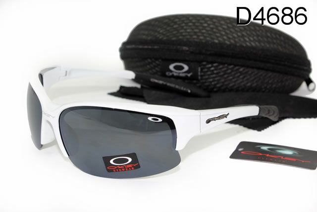 Oakley Commit Occhiali Da Sole Profondità Grigio Lente Bianco Telaio