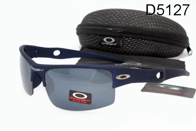 Oakley Commit Occhiali Da Sole Grigio Lente Scuro Blu Telaio