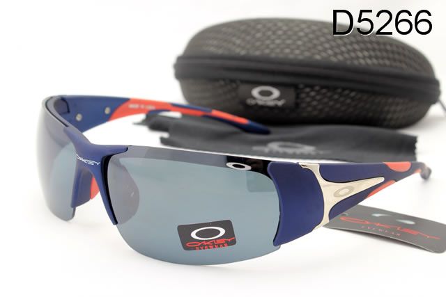 Oakley Commit Occhiali Da Sole Blu Arancione Rosso Telaio