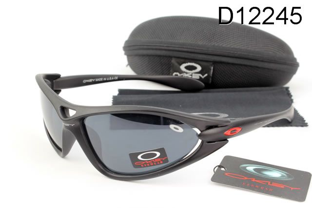 Oakley Active Occhiali Da Sole Grigio Lente Nero Telaio