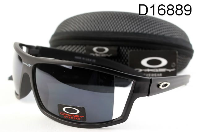 Oakley Active Occhiali Da Sole Grigio Lente Nero Telaio