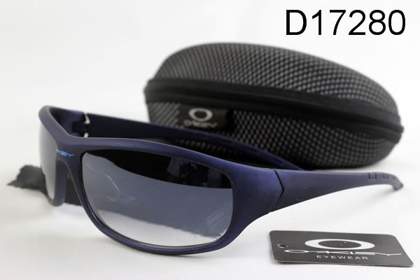 Oakley Active Occhiali Da Sole Nero Scuro Blu Telaio