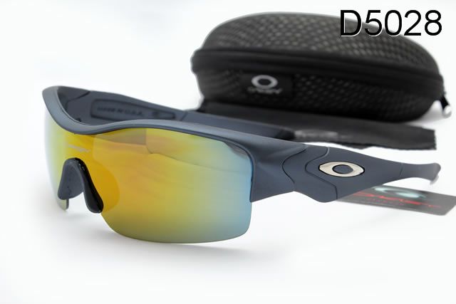 Oakley Half Straight Jackets Occhiali Da Sole Nero Giallo Luce Blu