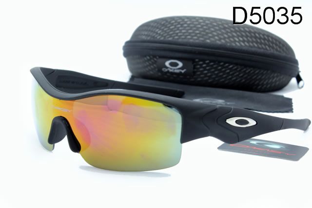 Oakley Half Straight Jackets Occhiali Da Sole Nero Telaio Colorato Lente