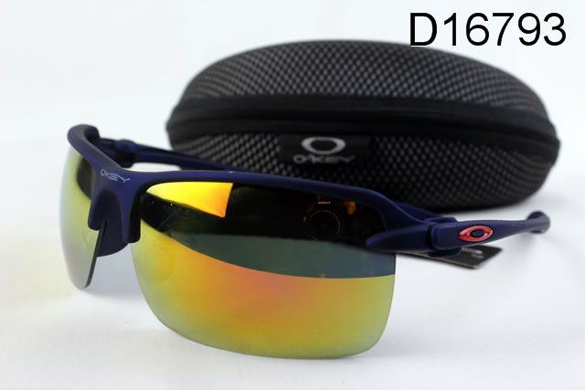 Oakley Half X Occhiali Da Sole Profondità Blu Telaio Colorato Lente