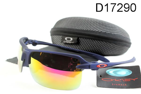 Oakley Half X Occhiali Da Sole Blu Telaio Colorato Lente