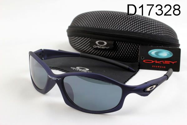 Oakley Hatchet Wire Occhiali Da Sole Nero Scuro Blu Telaio Grigio Lente