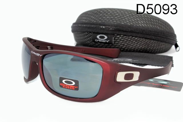 Oakley Hijinx Occhiali Da Sole Scuro Rosso Telaio Grigio Lente