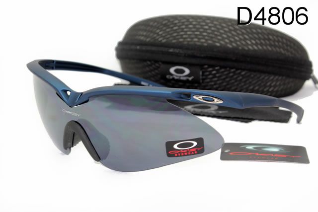 Oakley M Frame Occhiali Da Sole Shield Blu Grigio