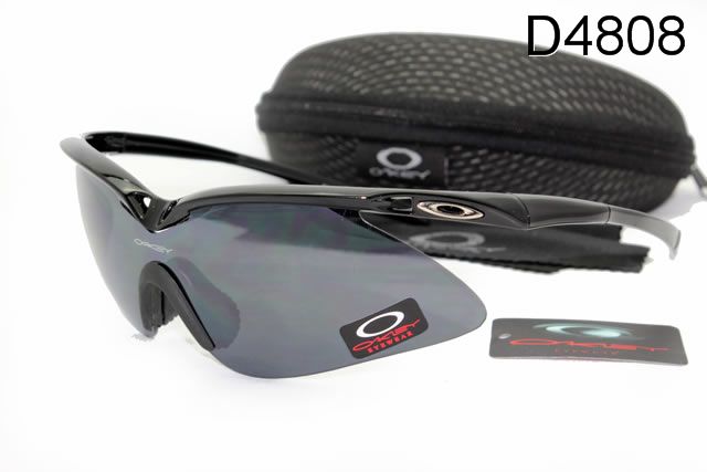 Oakley M Frame Occhiali Da Sole Shield Nero Telaio Profondità Grigio Lente