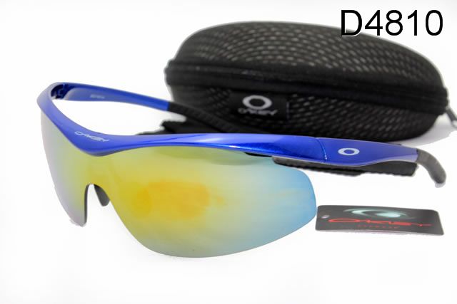 Oakley M Frame Occhiali Da Sole Shield Blu Telaio Luce Giallo Blu Lente