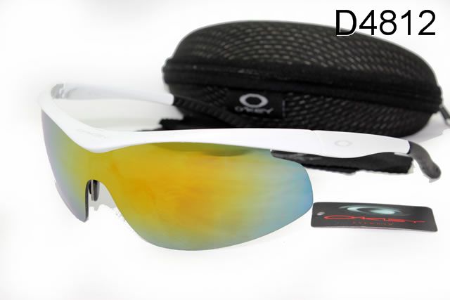 Oakley M Frame Occhiali Da Sole Shield Bianco Telaio Colorato Lente