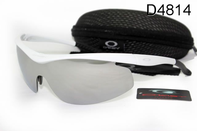 Oakley M Frame Occhiali Da Sole Shield Bianco Nero Telaio